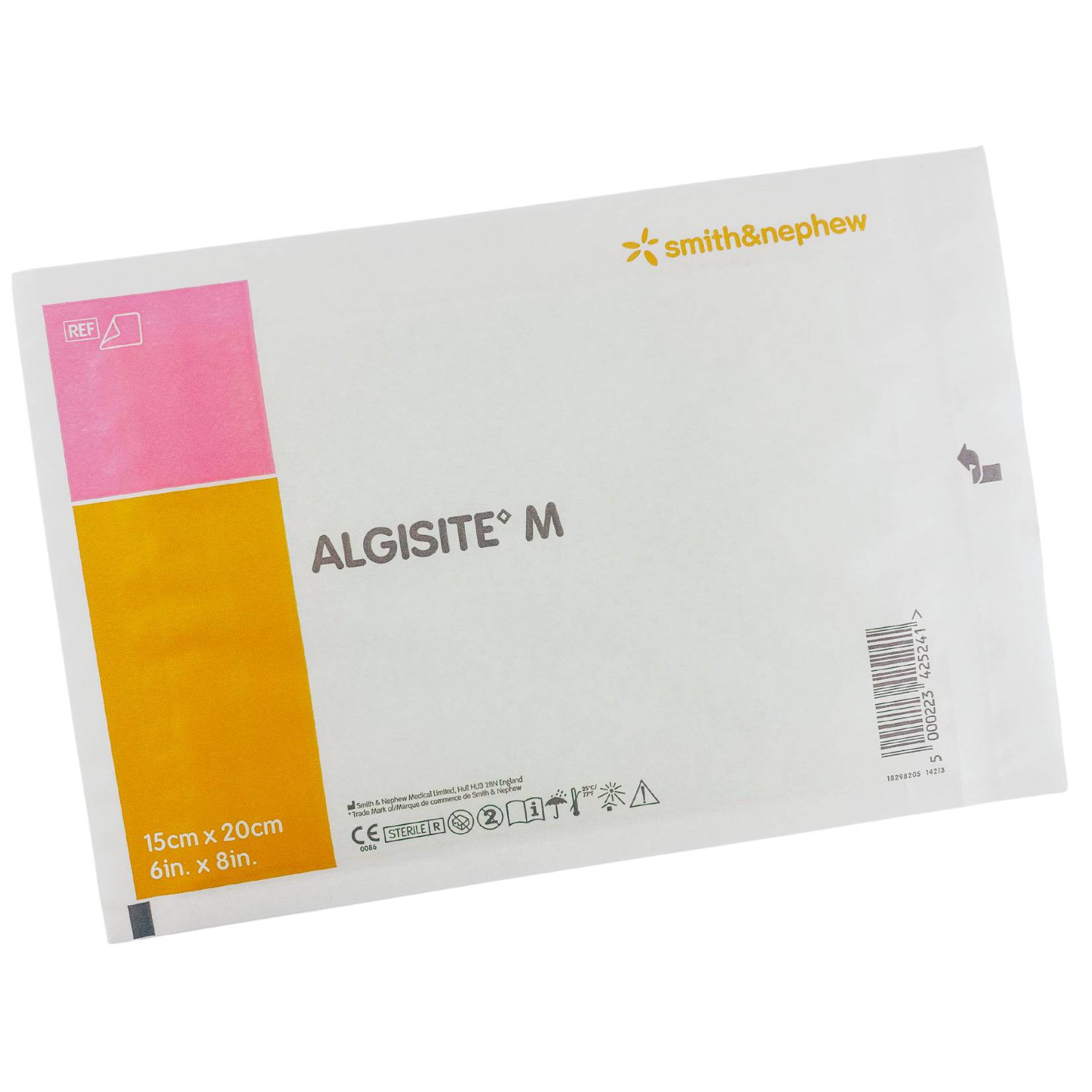 Smith & Nephew Algisite M calcium alginate dressing, 2cm x 30cm, wound dressing with calcium alginate for wound management.
