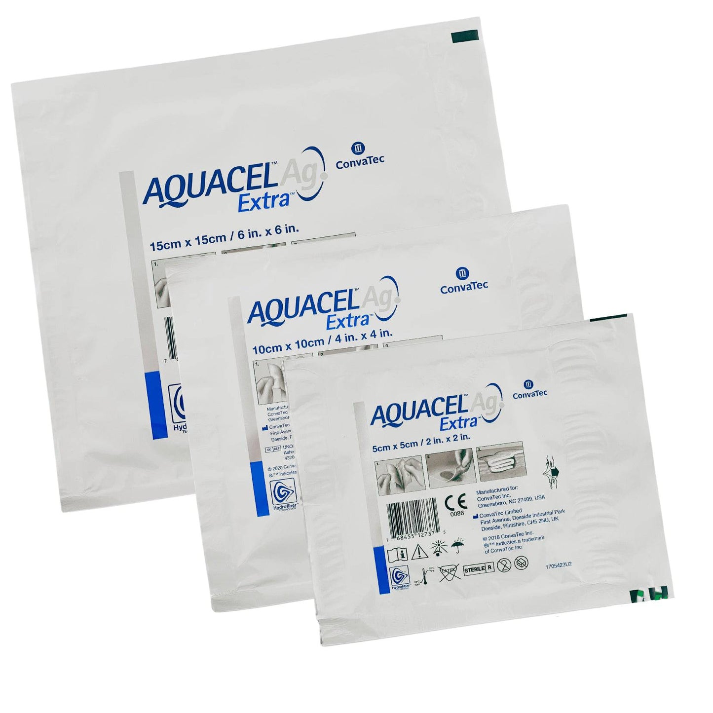 Aquacel Ag Extra Wound Dressing (1) - 5cm x 5cm | First Aid Distributions Aquacel Ag Extra Wound Dressing (1) - 5cm x 5cm | First Aid Distributions