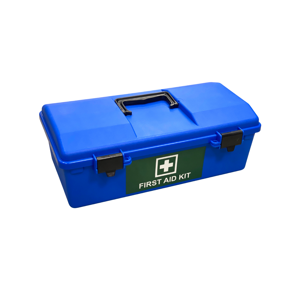 Empty First Aid Box Portable - Blue Lift Out Tray (1)
