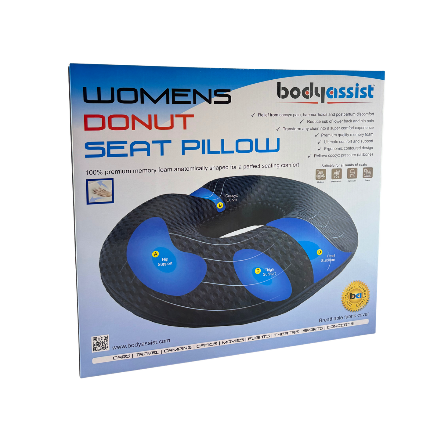 Body Assist Deluxe Donut Cushion - First Aid Distributions
