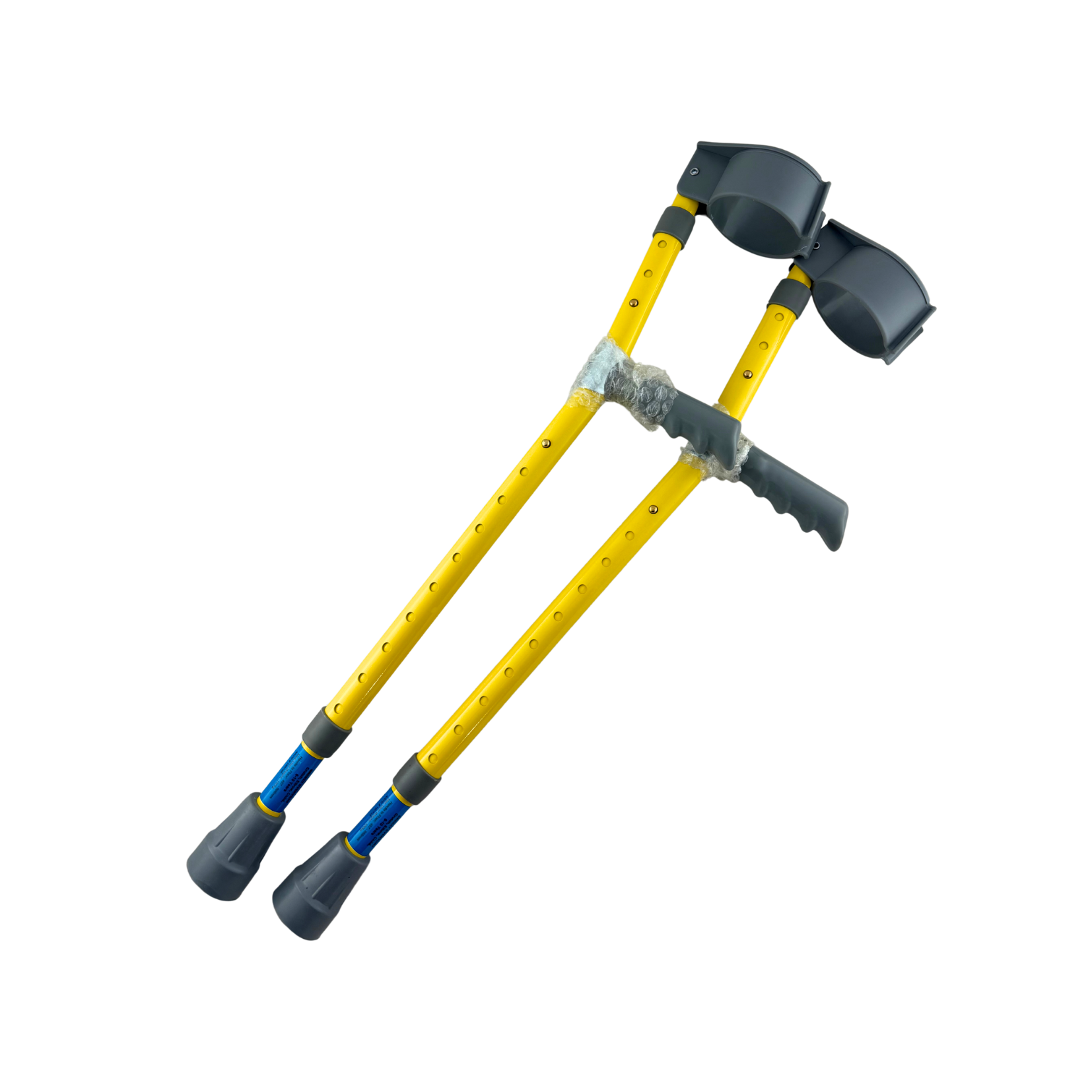 Children's elbow crutches from DoAbility Pty Ltd, featuring adjustable height and padded arm supports for daily mobility assistance.