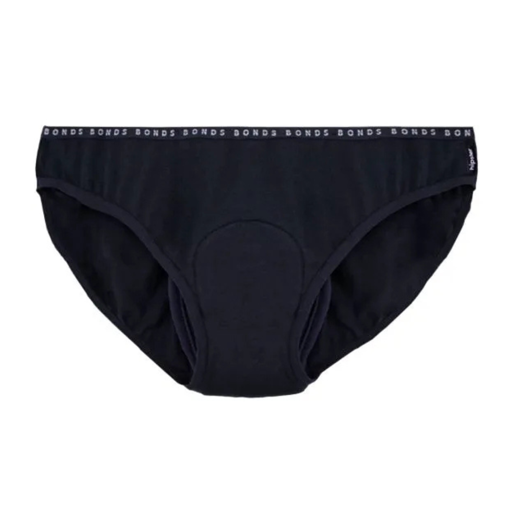 Night N Day Comfort Minappi women's Bonds bikini brief with pad, size 10, incontinence clothing, close-up of soft, comfortable fabric.