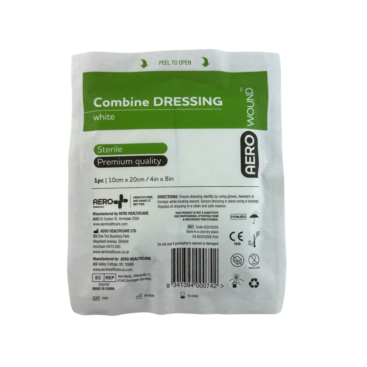 Combine Dressing - Aero (1) - First Aid Distributions