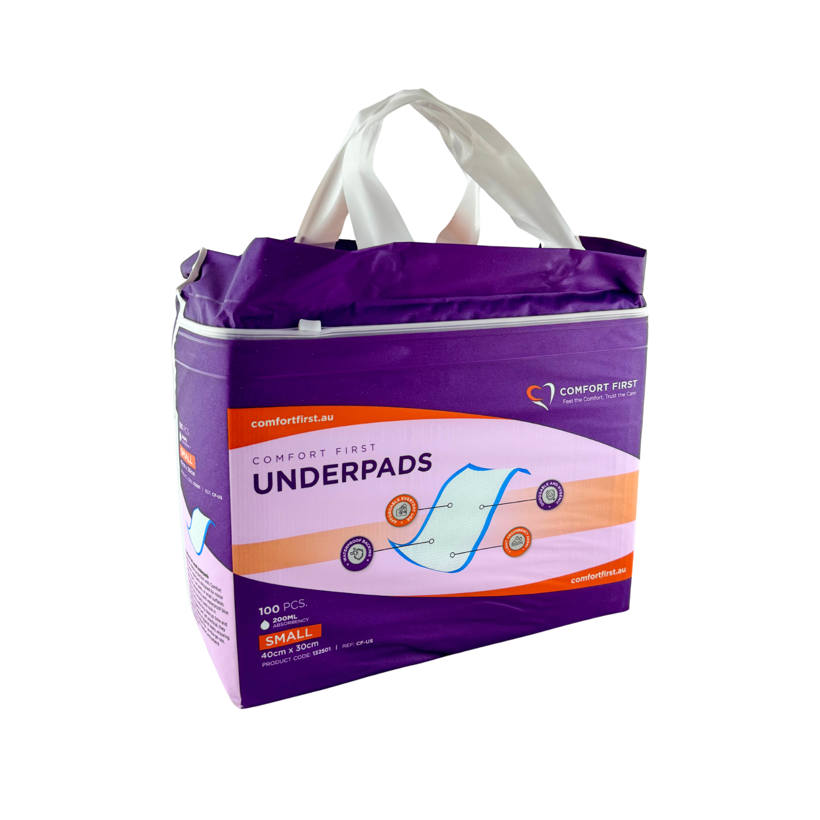 Comfort First Underpads - Small (100) - First Aid Distributions
