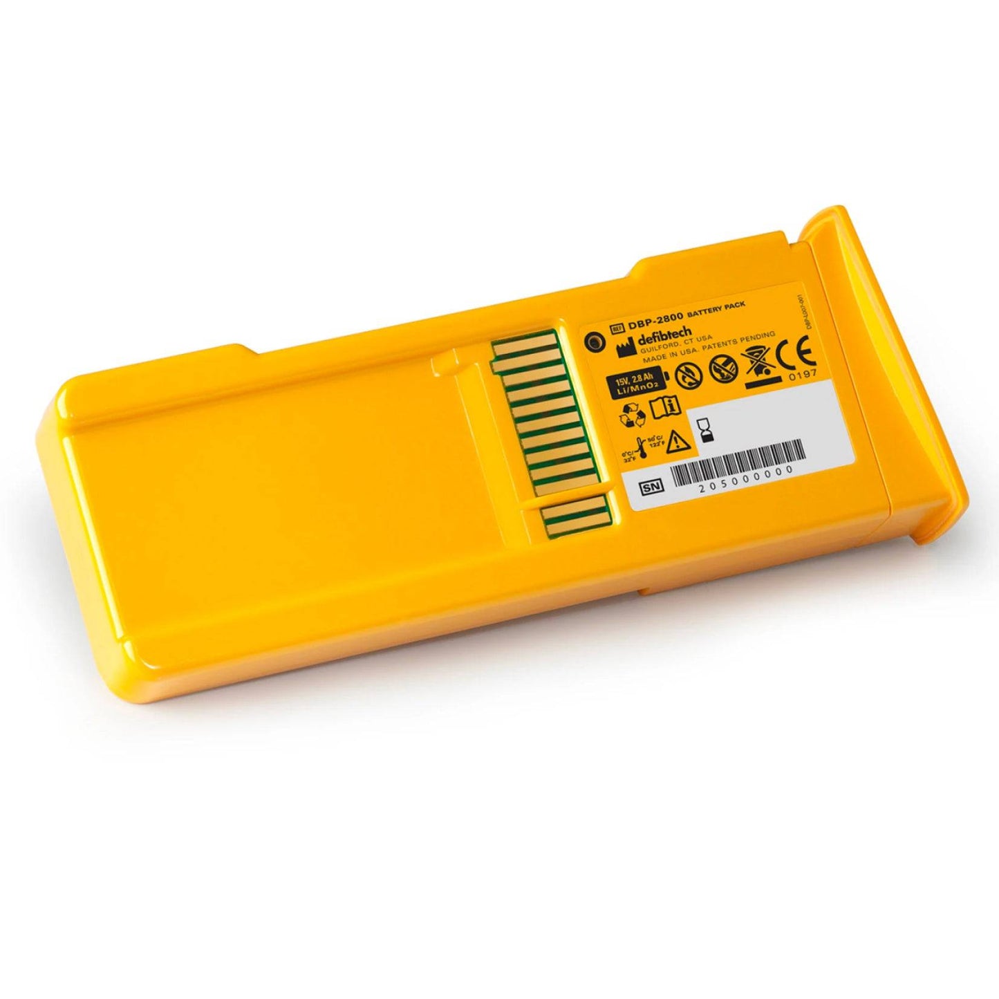 Defibtech Lifeline battery pack for defibrillators, 5-year replacement battery, compatible with Defibtech AED devices