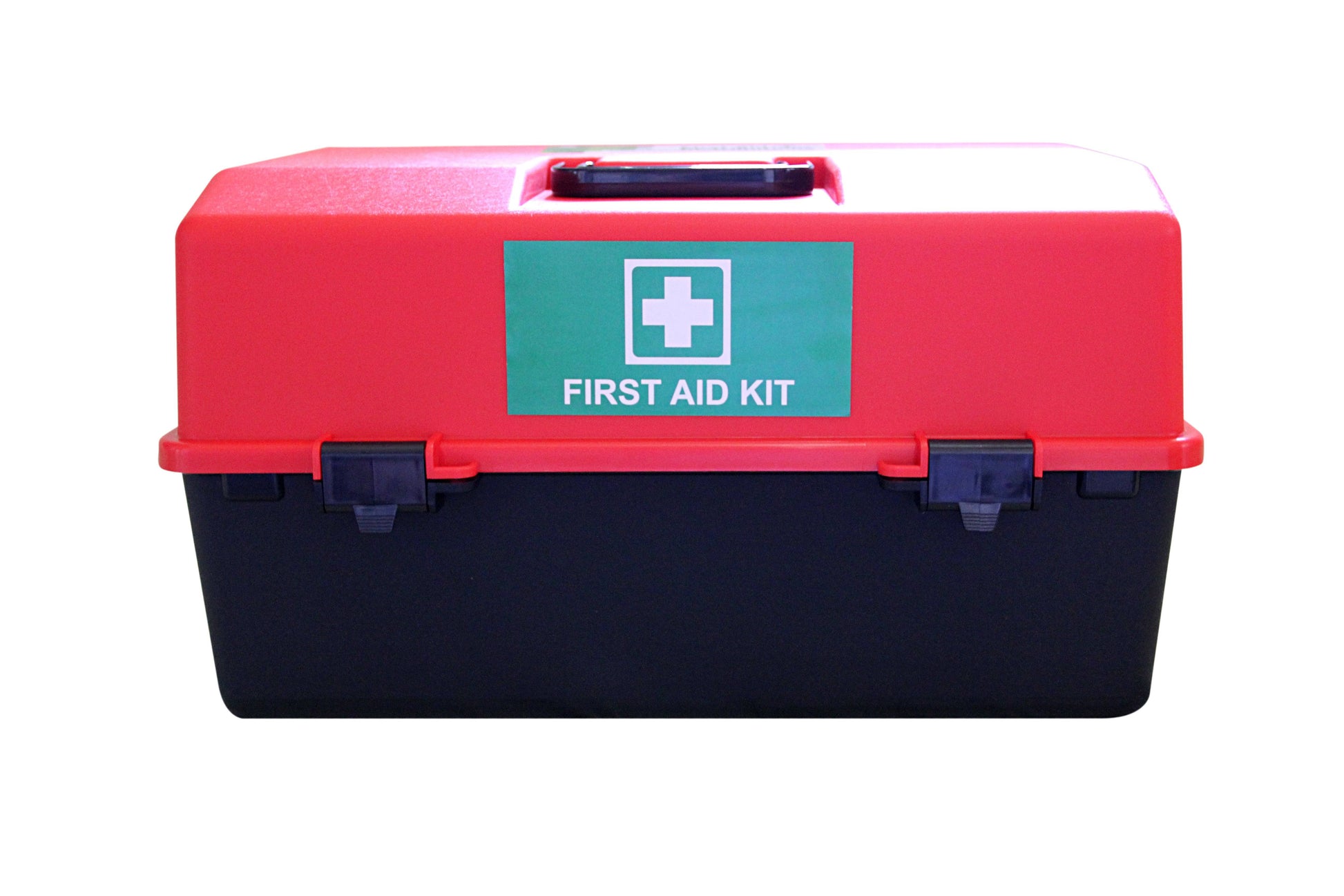 Empty First Aid Box Large - Red & Black 1 Tray (1) - First Aid Distributions