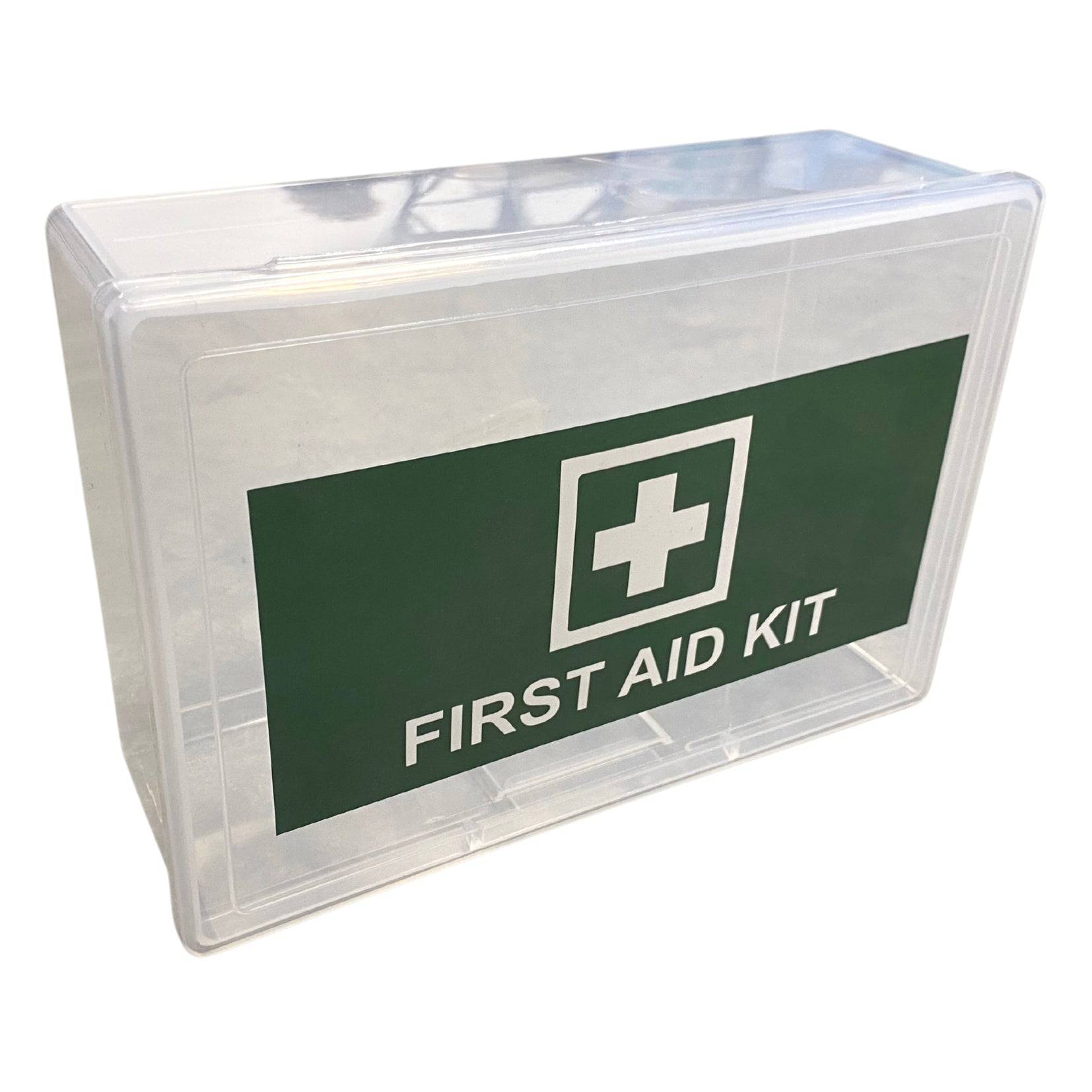 Empty First Aid Box Small - Clear (1) - Clear | First Aid Distributions