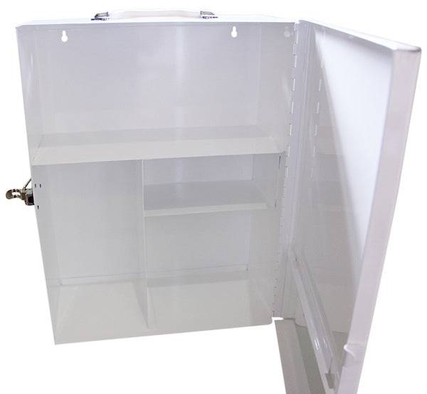 Empty First Aid Metal Cabinet Medium - White (1) - First Aid Distributions