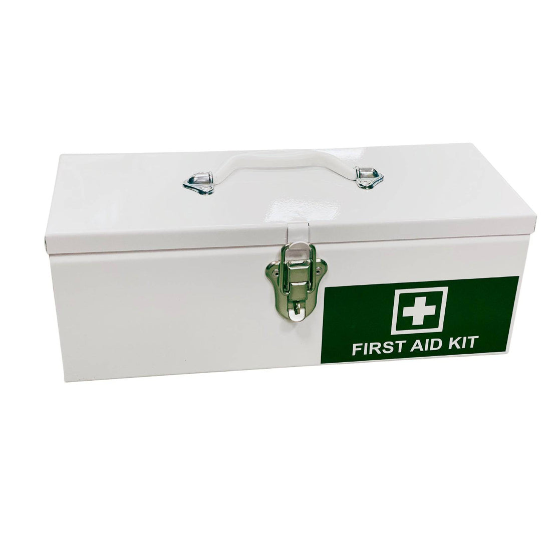 Empty First Aid Portable Metal Box - White (1) – First Aid Distributions