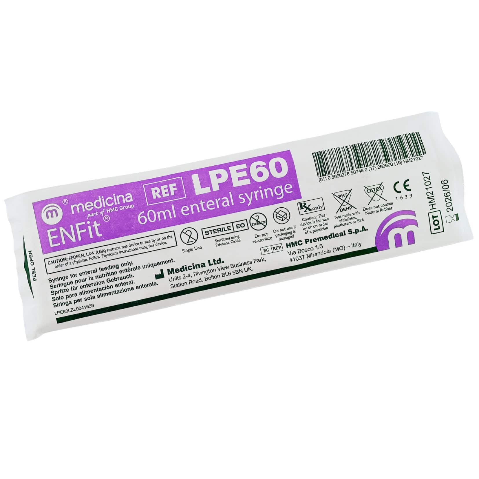 Enfit Enteral Syringe (1) - First Aid Distributions