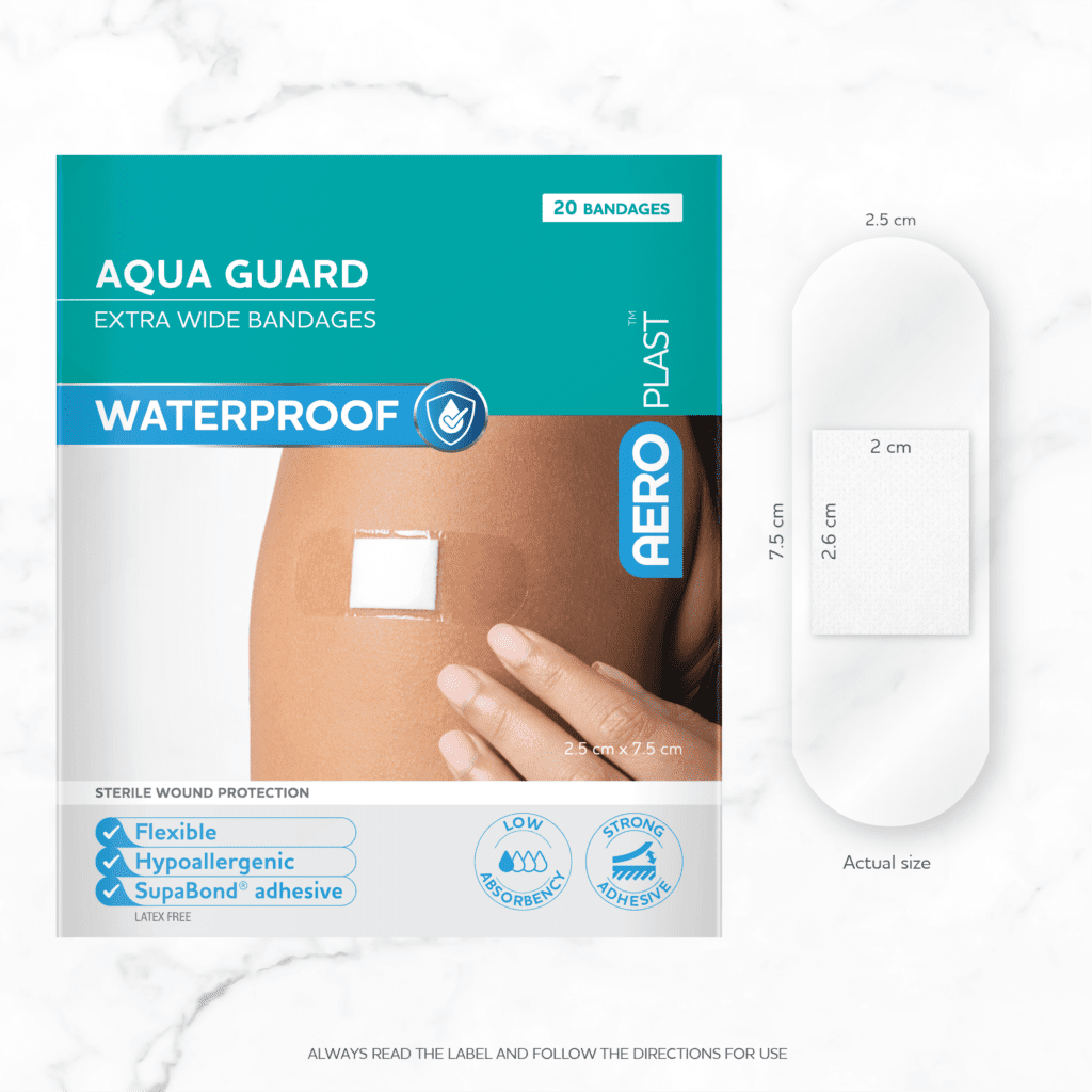 AEROPLAST AquaGuard Waterproof Plasters