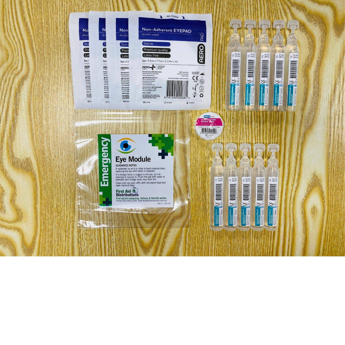 Eye Module First Aid Kit Eye Module | Saline Eye Wash | First Aid Distributions