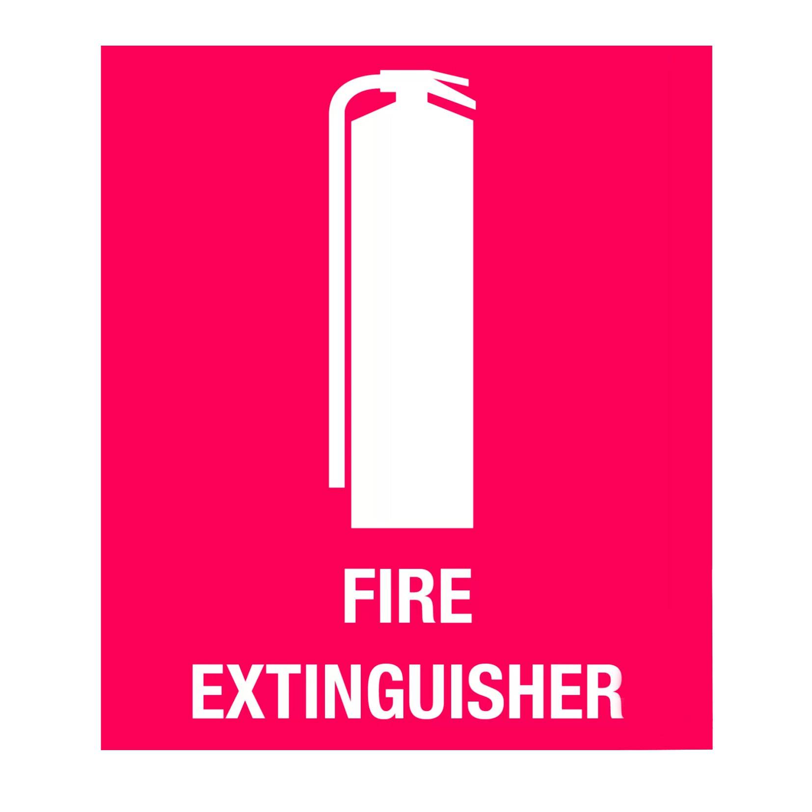 Fire Extinguisher Sticker (1) - First Aid Distributions