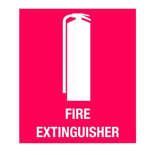 Fire Extinguisher Sticker (1) - First Aid Distributions