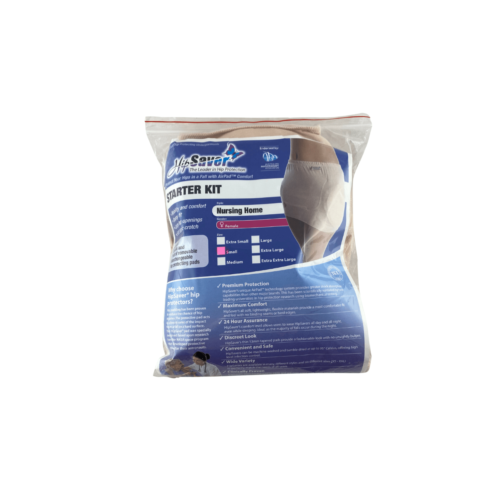 Hipsaver Nursing Home Female  Kit - First Aid Distributions