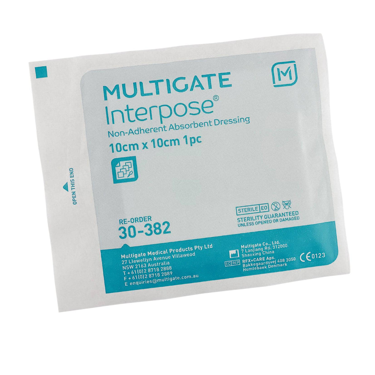Interpose Numbers Interpose Non Adherent Dressing 10cm x 10cm Box (100) – First Aid ...