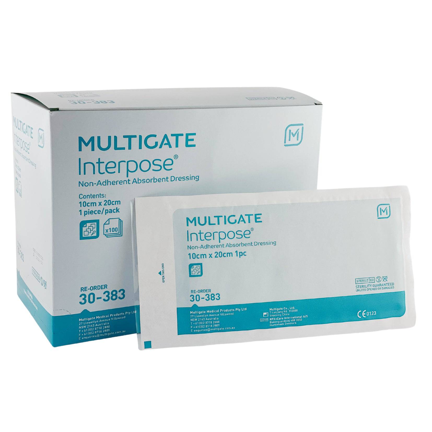 Interpose Non Adherent Dressing 10cm x 20cm Box (100) | First Aid ...
