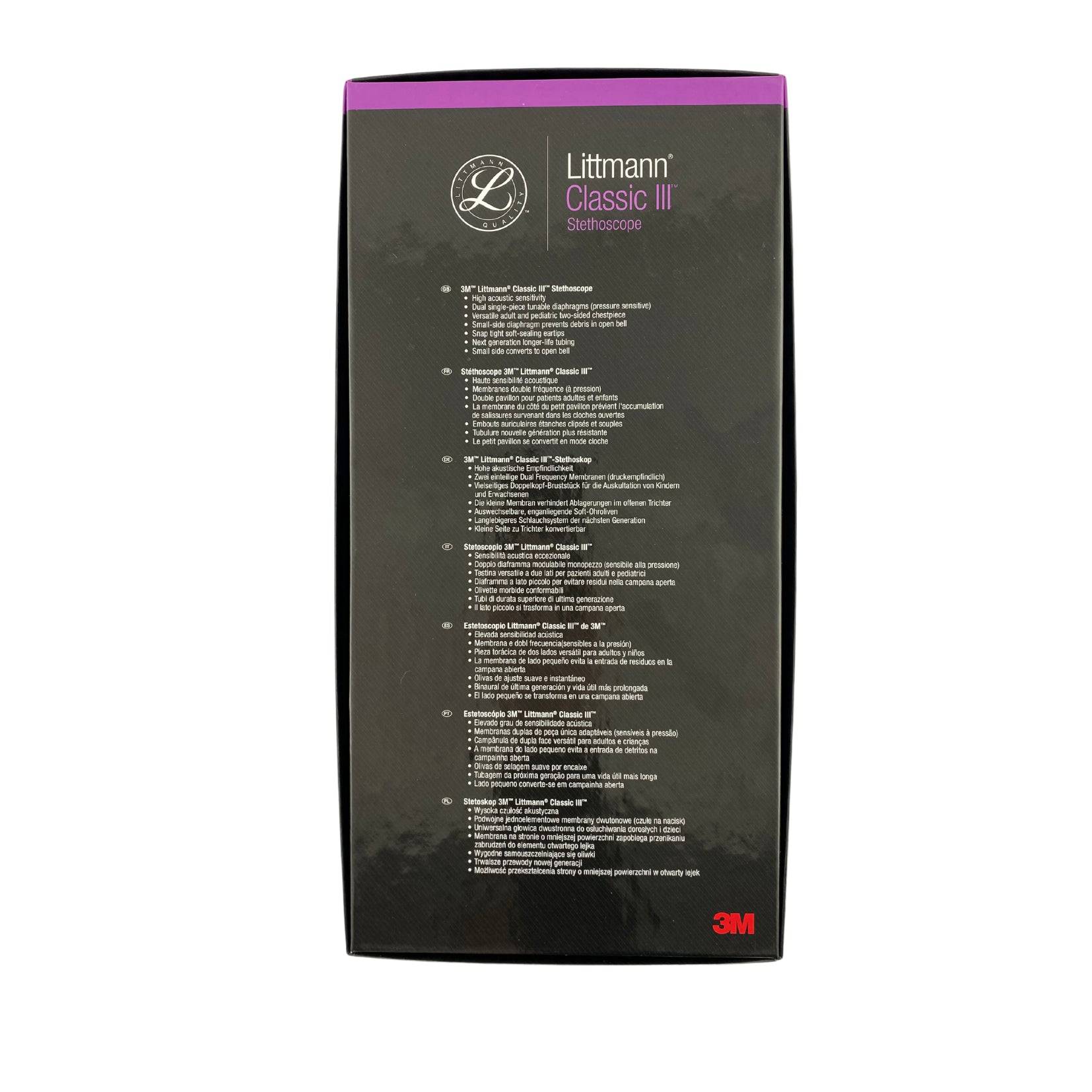 Littmann Classic III Stethoscope (1) - First Aid Distributions