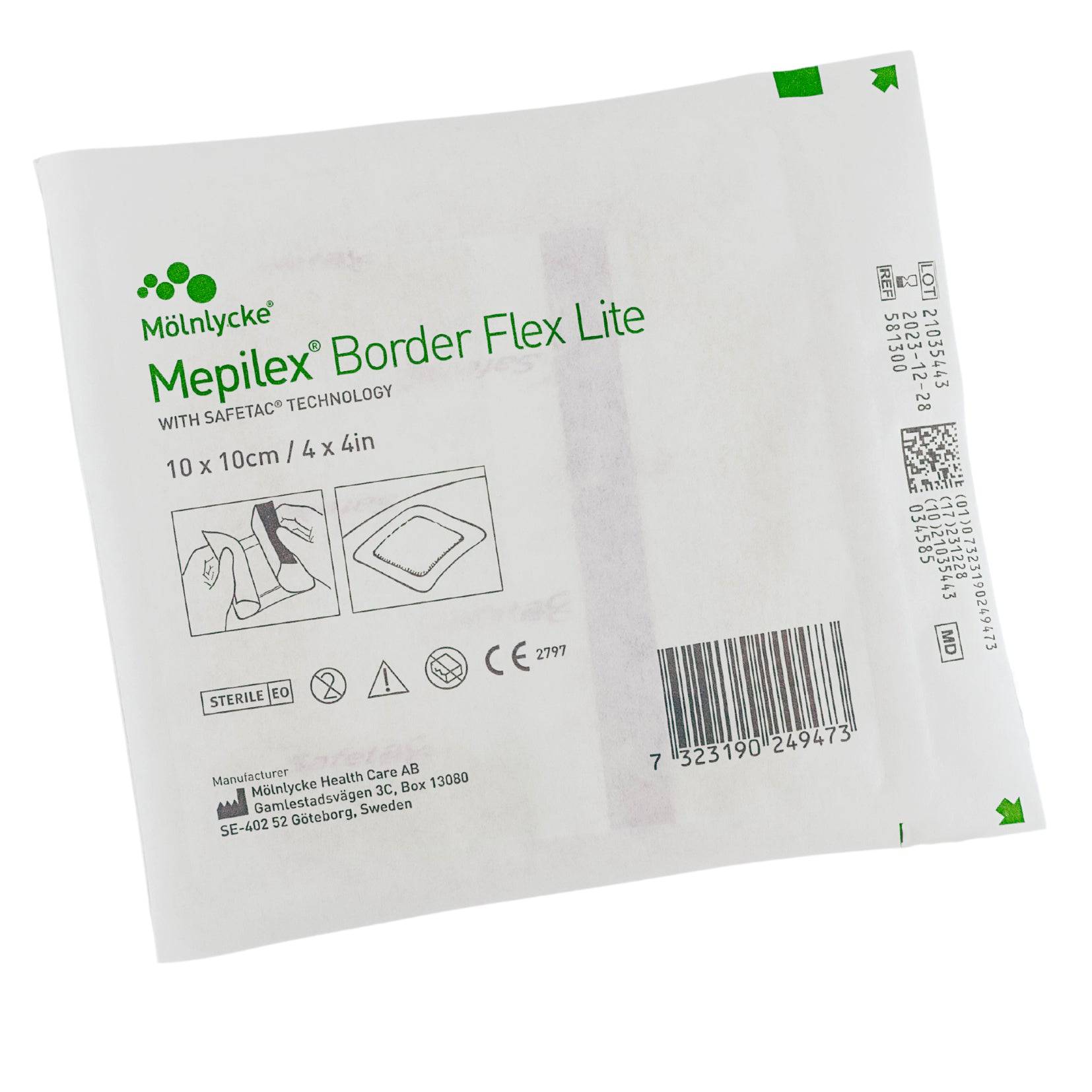 Mepilex Border Flex Lite 10cm x 10cm Box (5) - First Aid Distributions