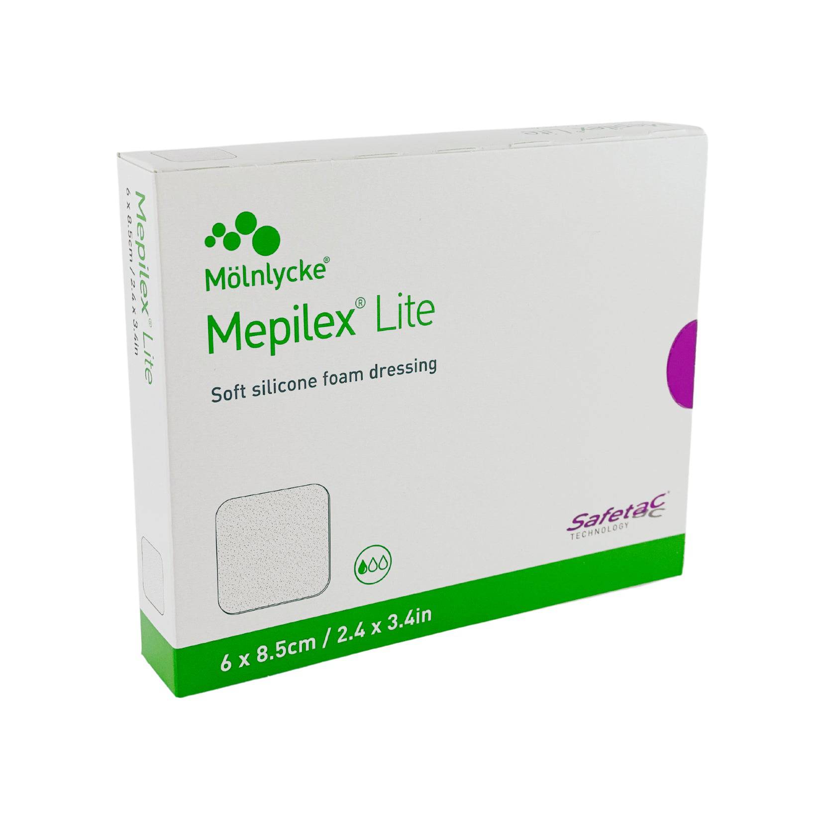 Mepilex Lite 6cm x 8.5cm Box (5) - First Aid Distributions