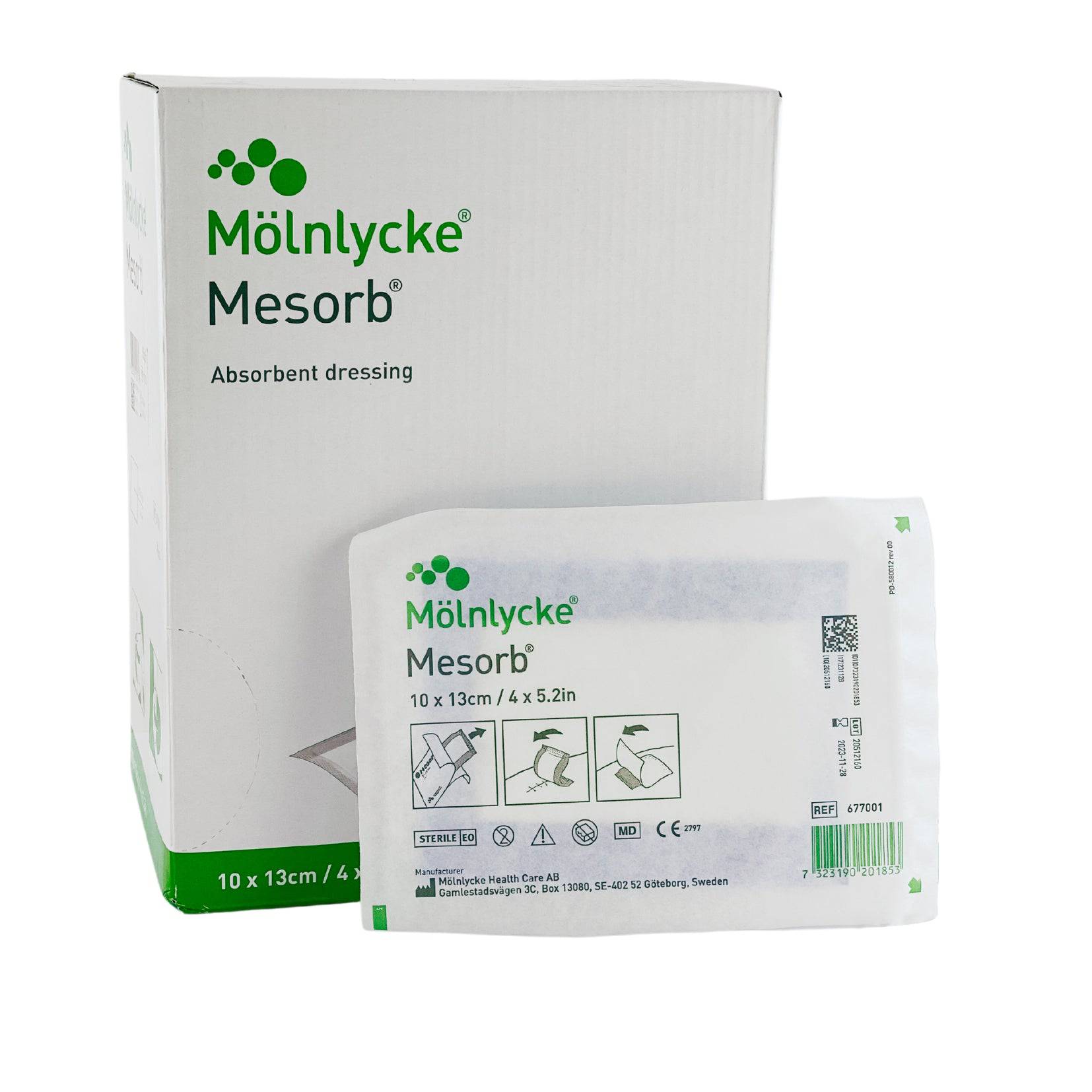 Metasorb Dressing Mesorb Wound Dressing 10cm x 13cm Box (50) – First Aid Distributions