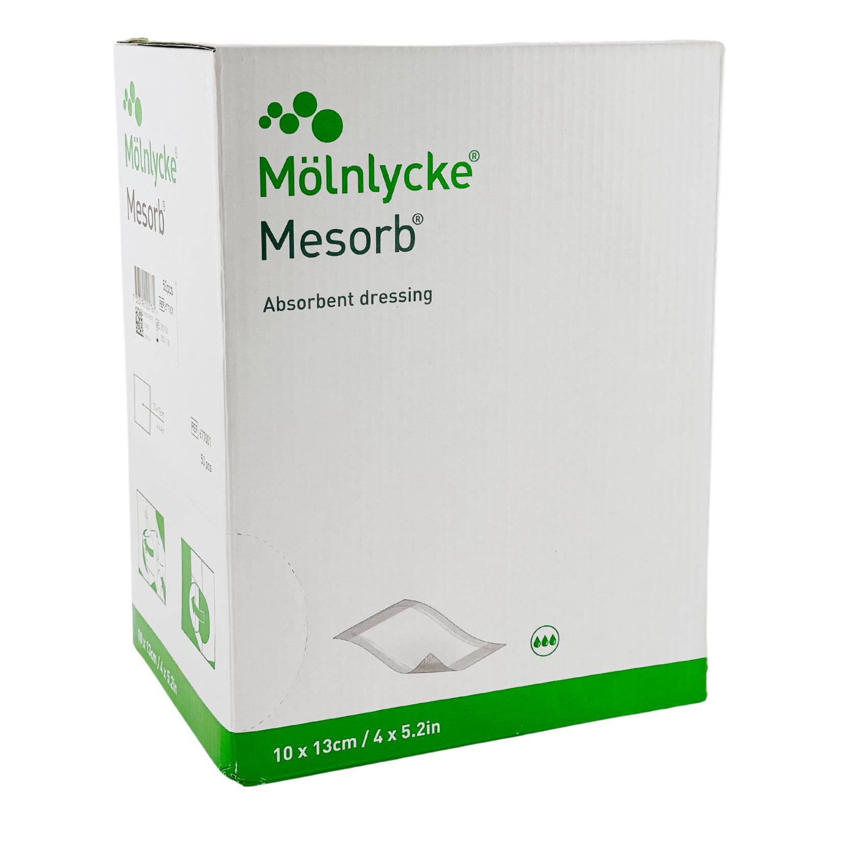 Mesorb Types Mesorb Wound Dressing 10cm x 13cm Box (50) – First Aid Distributions