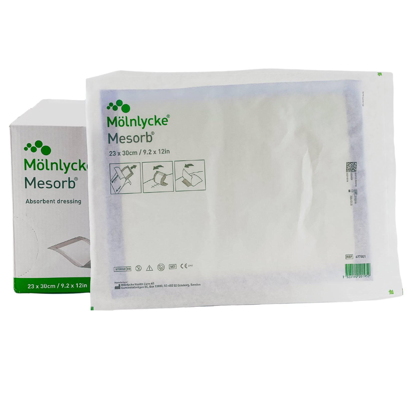 Metasorb Dressing Mesorb Wound Dressing 23cm x 30cm Box (30) | First Aid Distributions