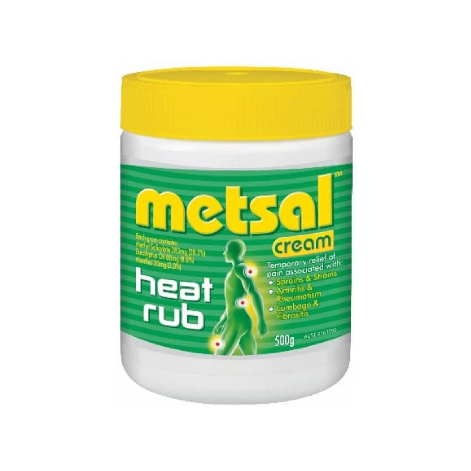 Metsal Heat Rub Cream (1) - First Aid Distributions