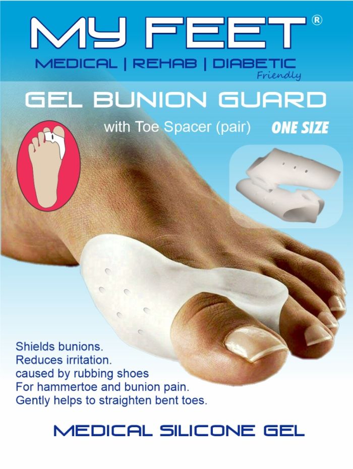 My Feet Gel Bunion Guard with Toe Spacer One Size (PAIR)