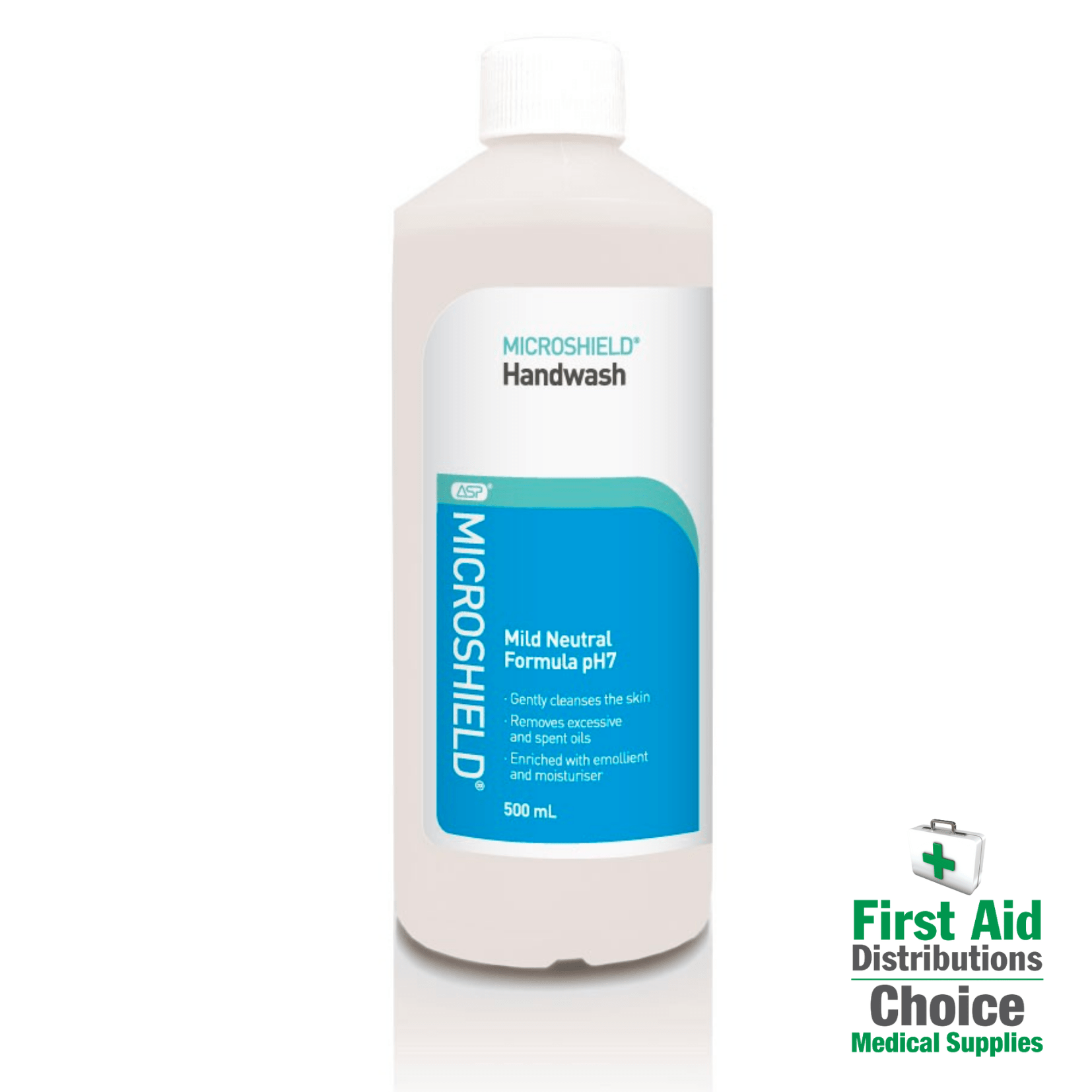 Microshield Liquid Microshield Handwash 500ml (1) - 500ml | First Aid Distributions