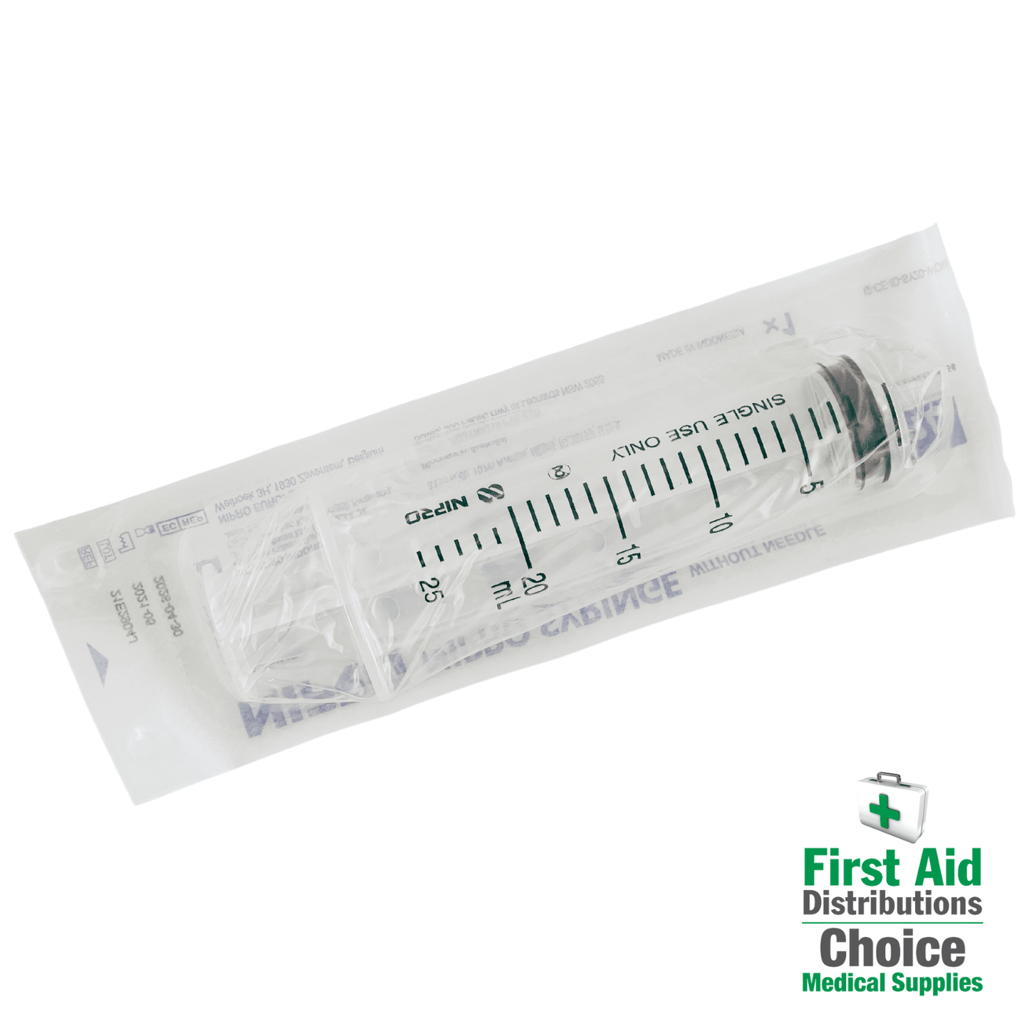 Nipro Syringe Luer Slip (1) - First Aid Distributions