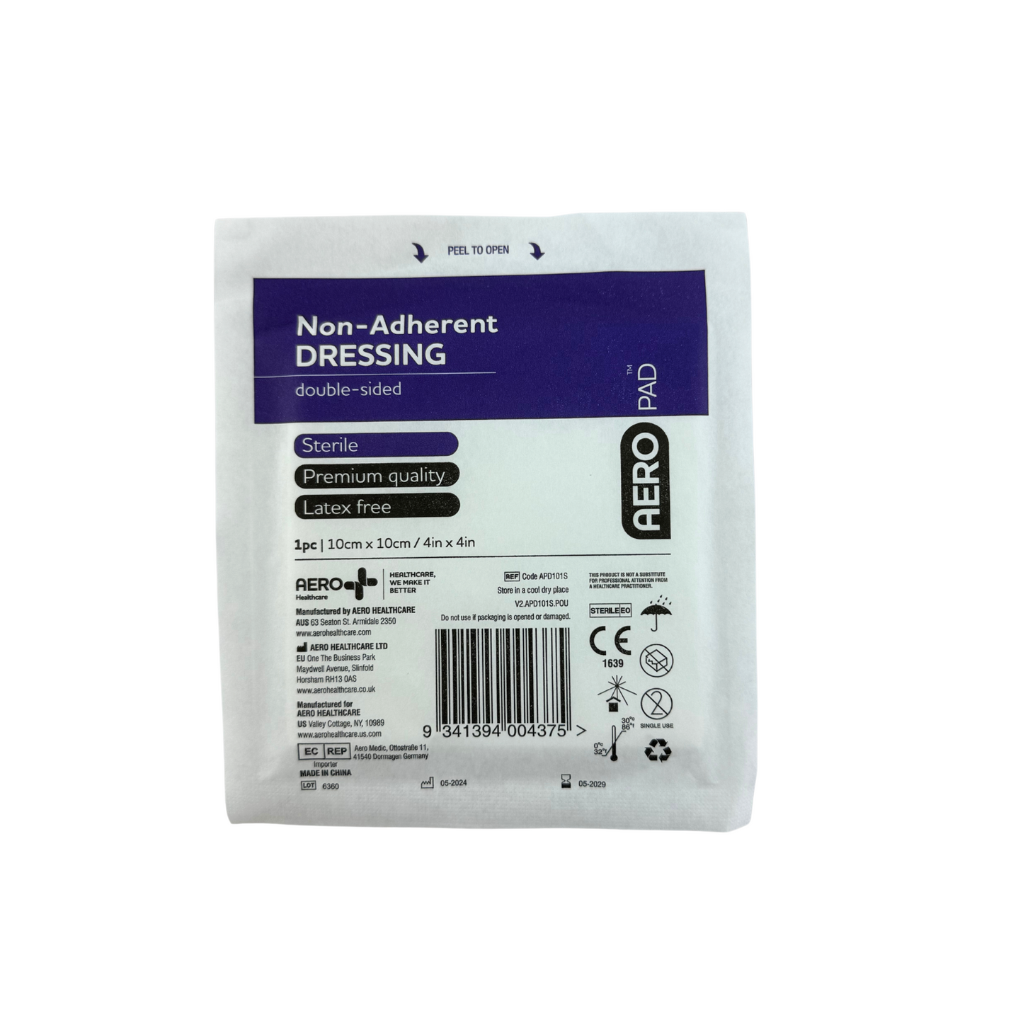 Non Adherent Dressing - Aero (1) - First Aid Distributions