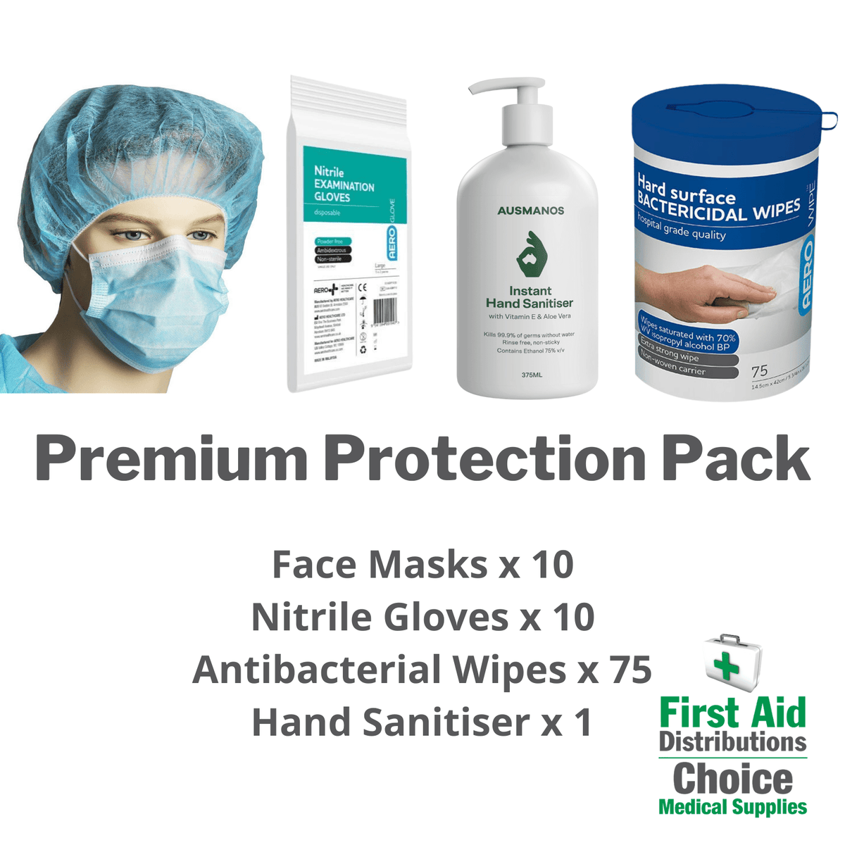 Protection First Aid Premium Personal Protection Pack | First Aid Distributions