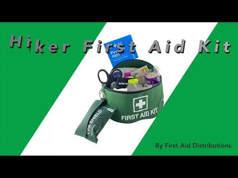 Video demonstration of the Hiker First Aid Kit, showcasing its compact design, the contents of the kit, and its use in various emergency scenario