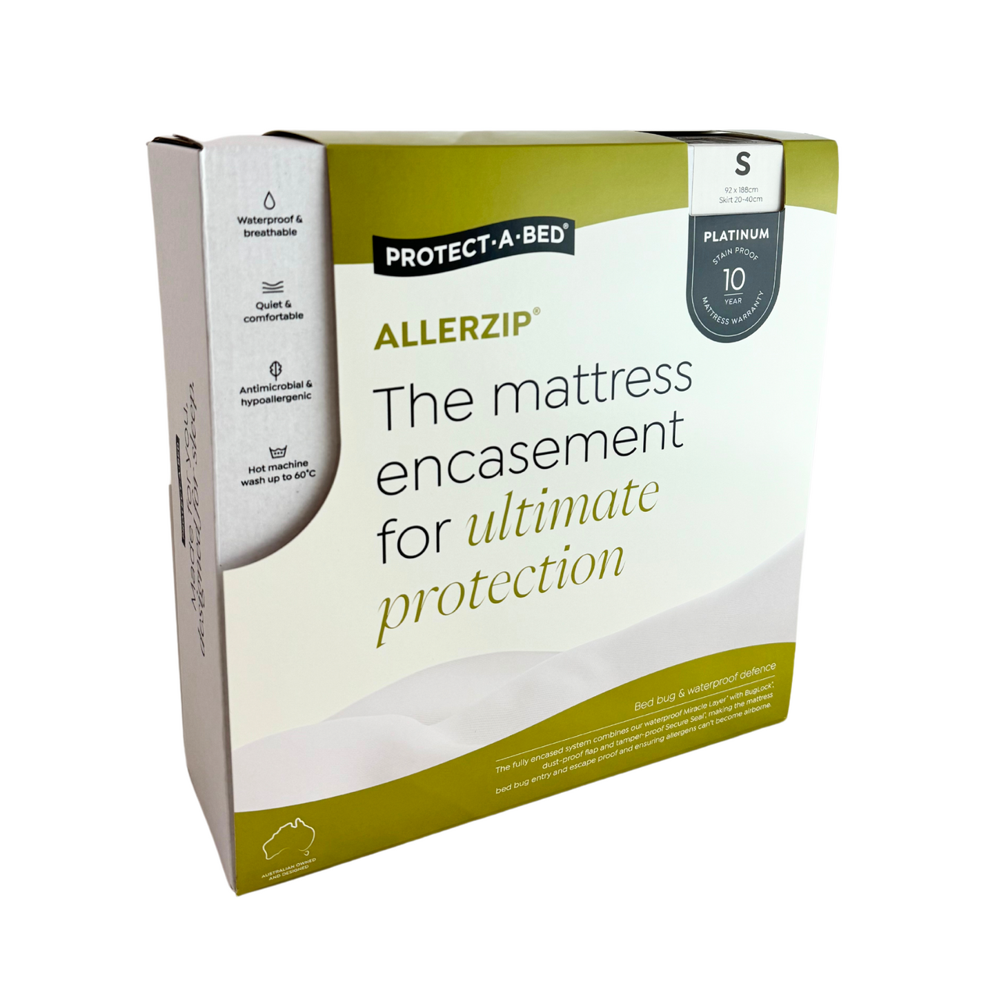 Protect-A-Bed Allerzip Fully Encased Mattress Protector (1) - First Aid Distributions