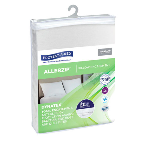 Protect-A-Bed  Allerzip Fully Encased Pillow Protector (2)