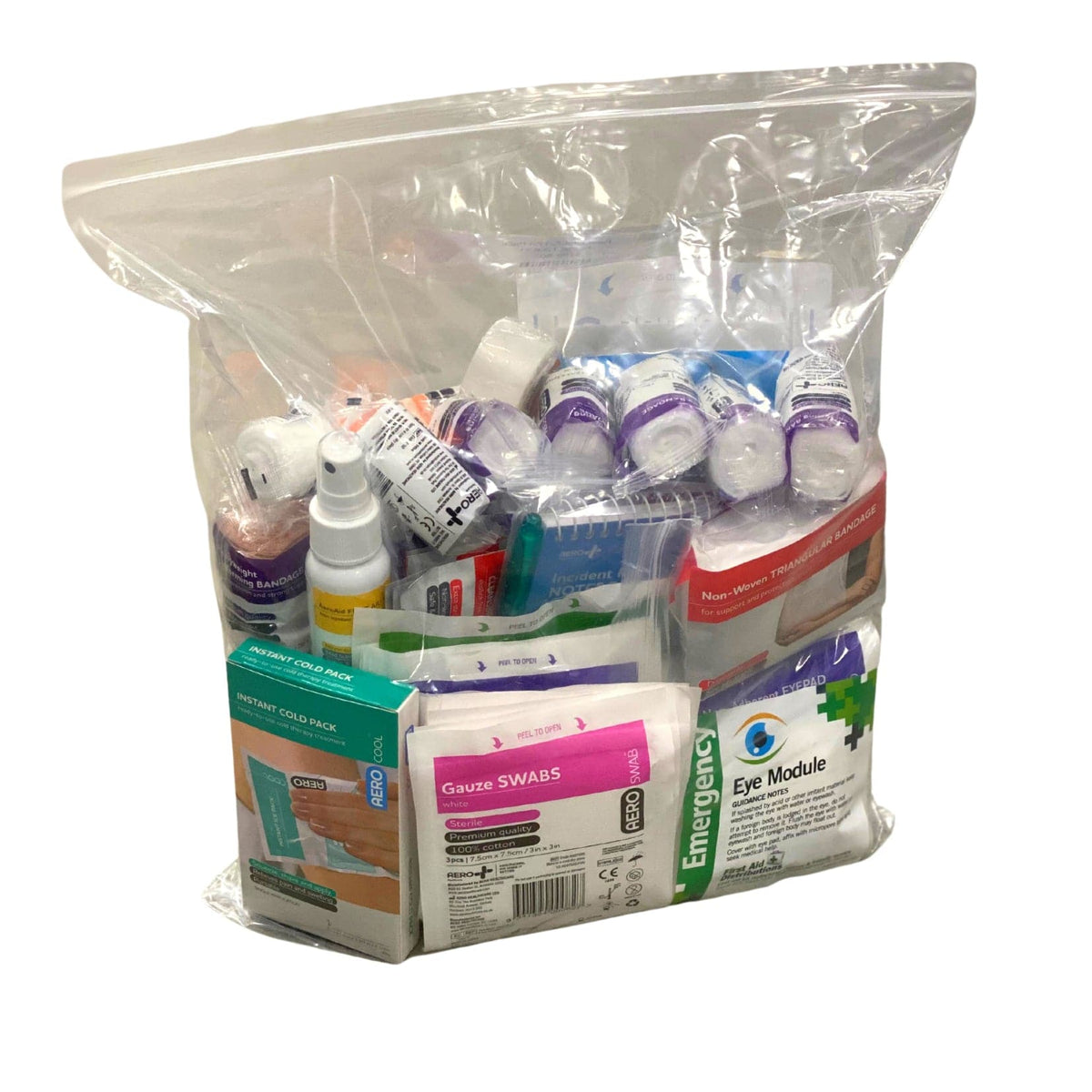 First Aid Backpack Refill REFILL First Aid Kit Pack - Model 1 – First Aid Distributions