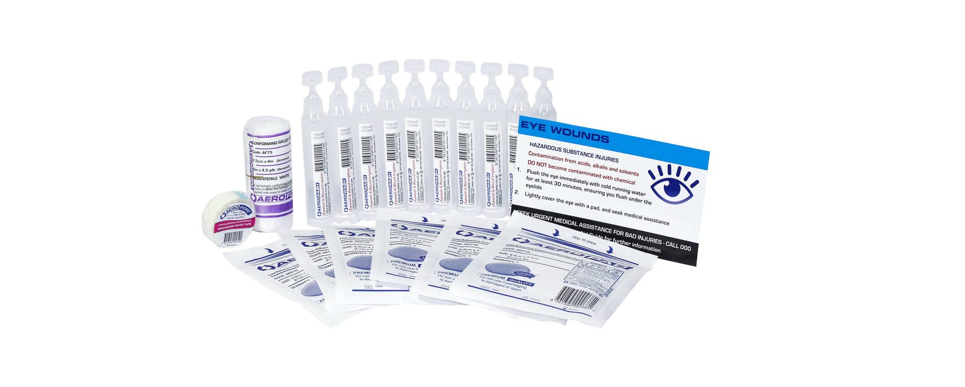 Regulator Eyewash First Aid Kit - AFAKEW - First Aid Distributions