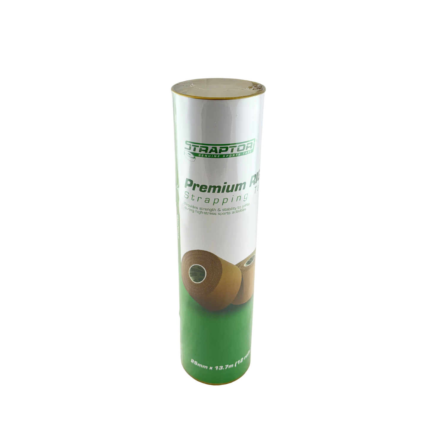 Howsport Rigid Strapping Tape in a 25-meter tube, designed for secure support and stabilization during athletic or medical use.