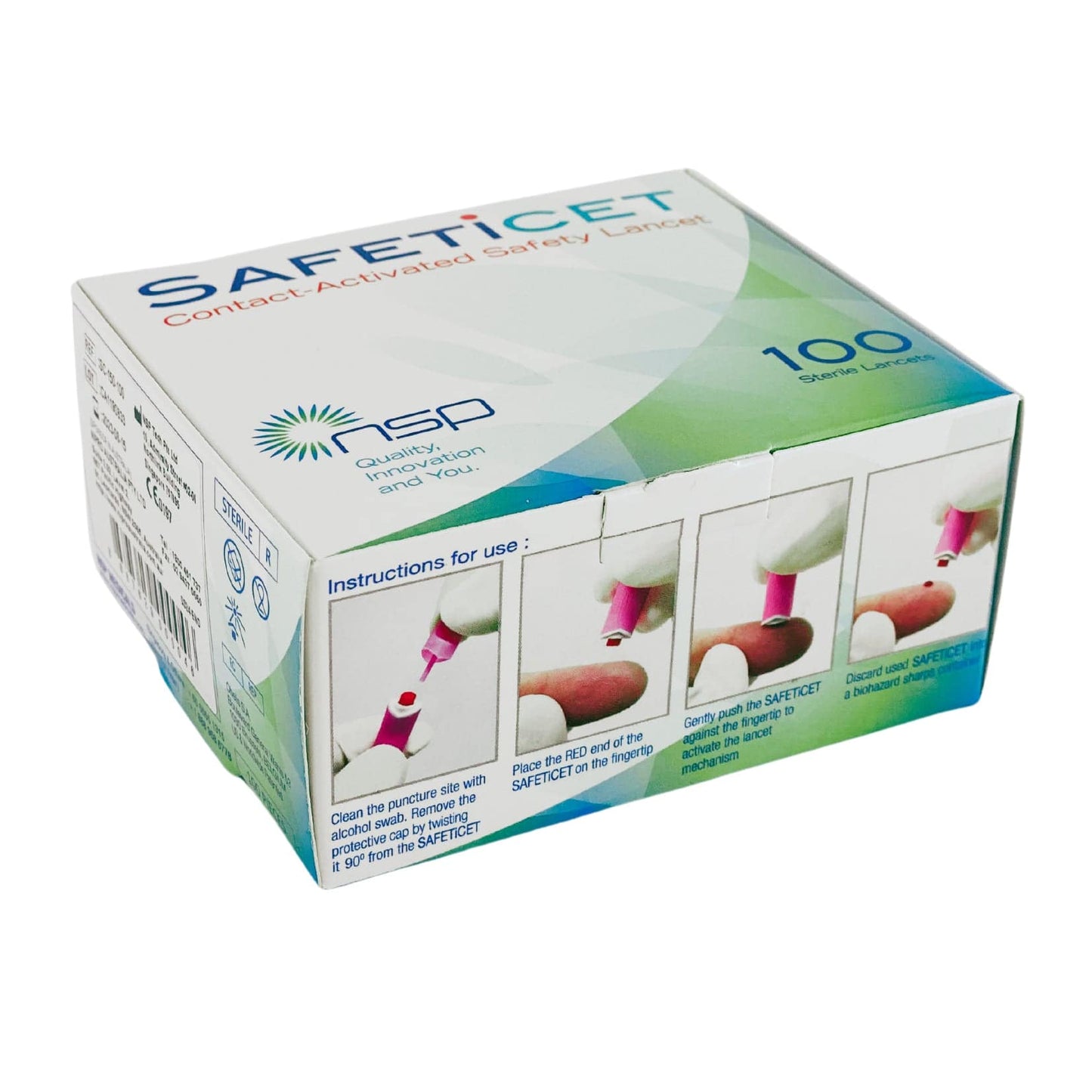 Safeticet Safety Lancet 28g (100) - First Aid Distributions