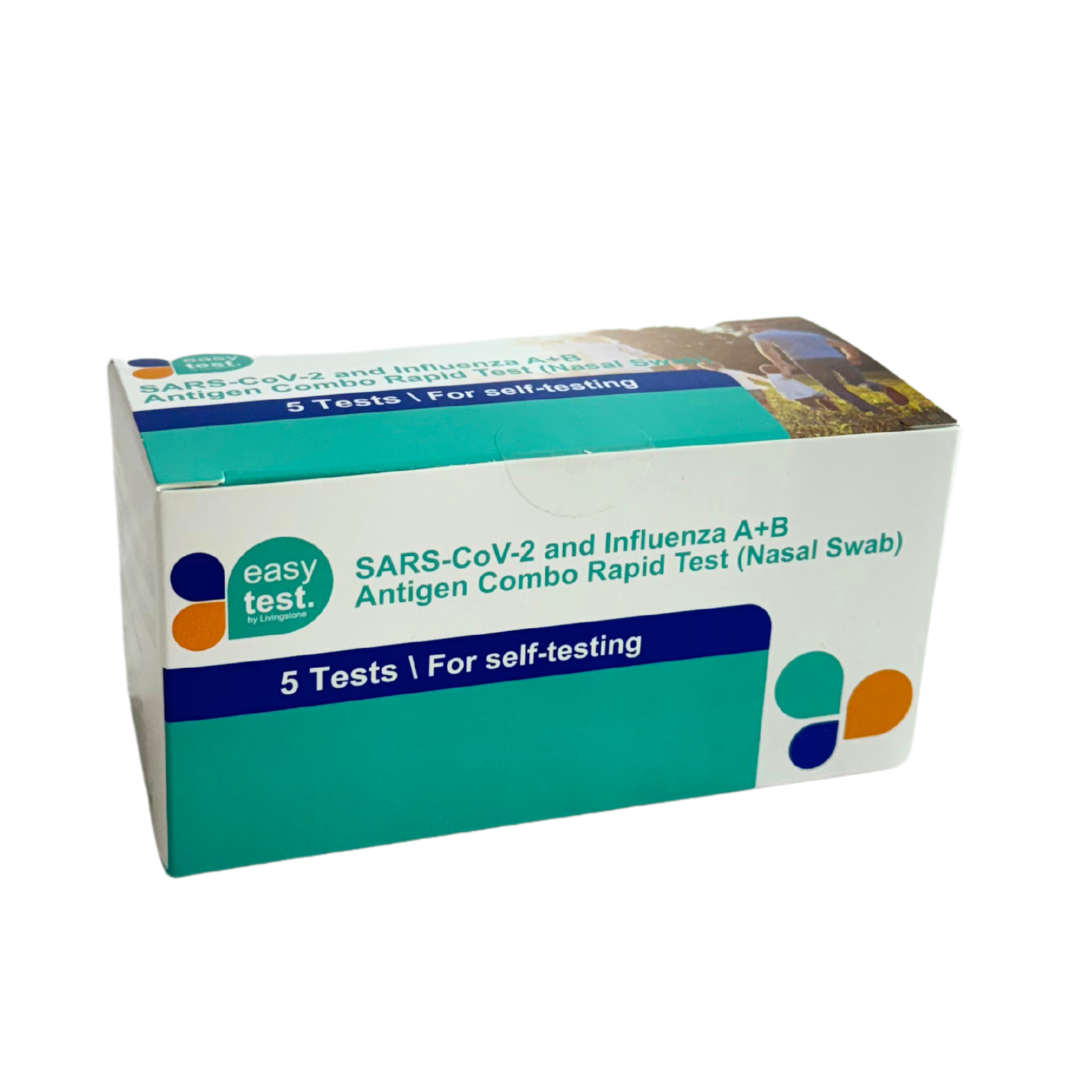 SARS - CoV2 and Influenza A +B Antigen Combo Rapid Test (Nasal ) Pk 5 - First Aid Distributions