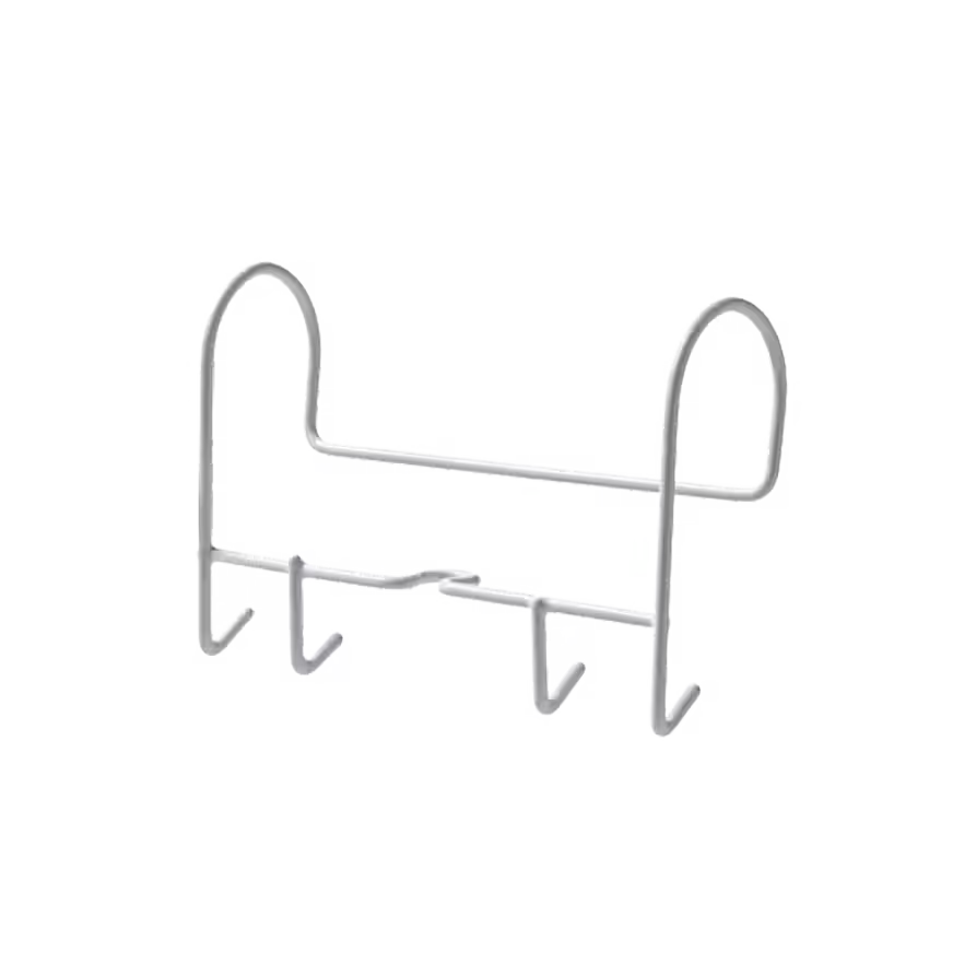 Simpla bag hangers - metal white bedside