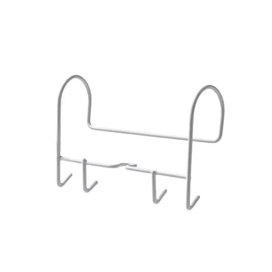 Simpla bag hangers - metal white bedside