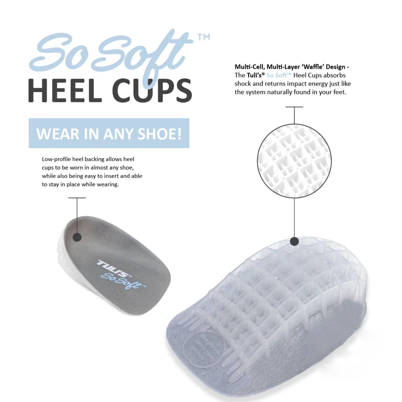 So Soft Heel Cups - Tuli's (1) - First Aid Distributions