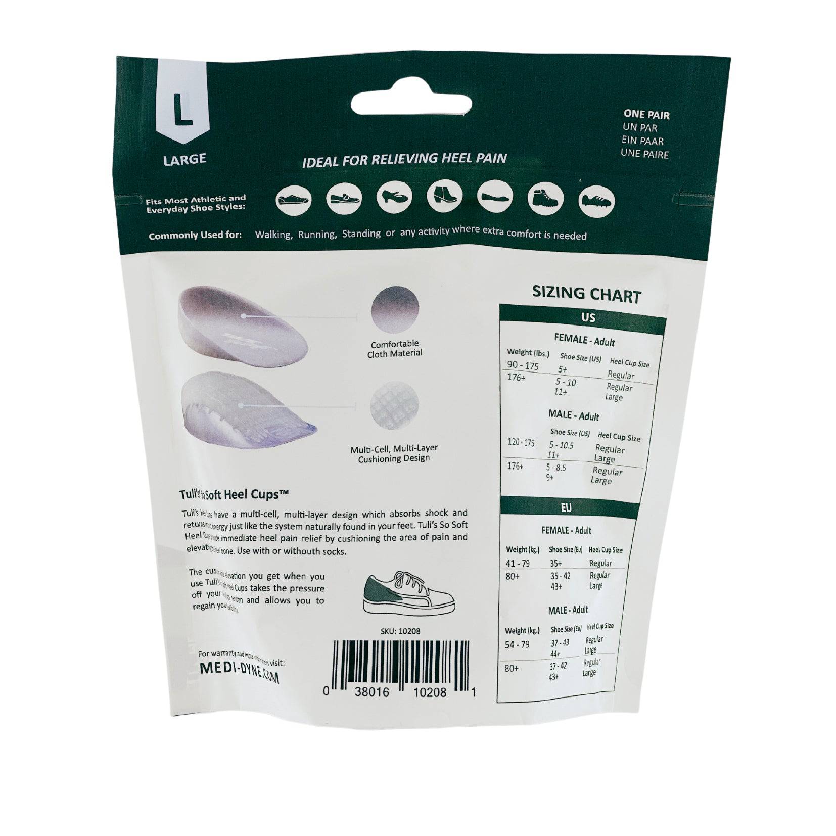 So Soft Heel Cups - Tuli's (1) - First Aid Distributions