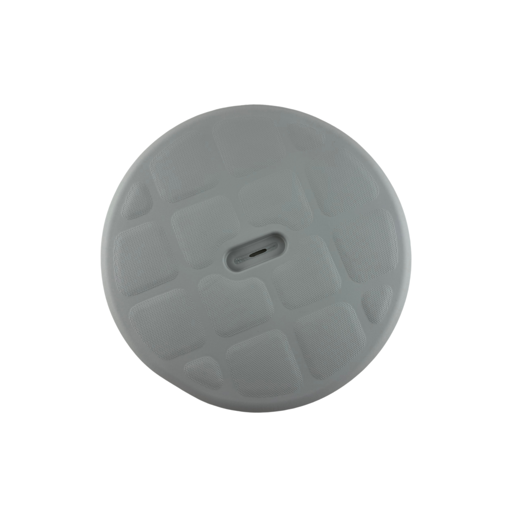 Grey soft cushion for rotating stool, a daily living aid by Performance Health designed for comfort and support.