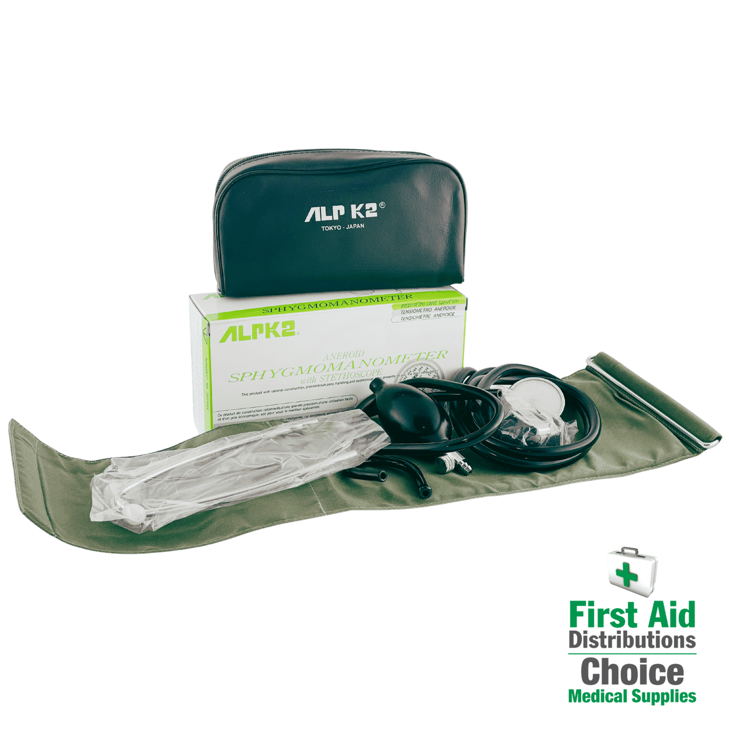Sphygmomanometer Aneroid with Stethoscope (1) - First Aid Distributions