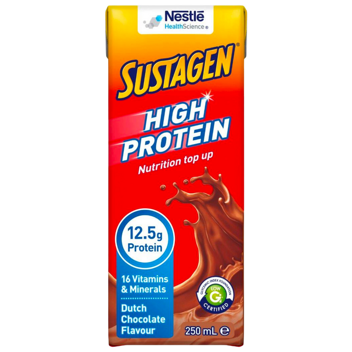 Sustagen High Protein Chocolate 250ml Tetra Pack (1)