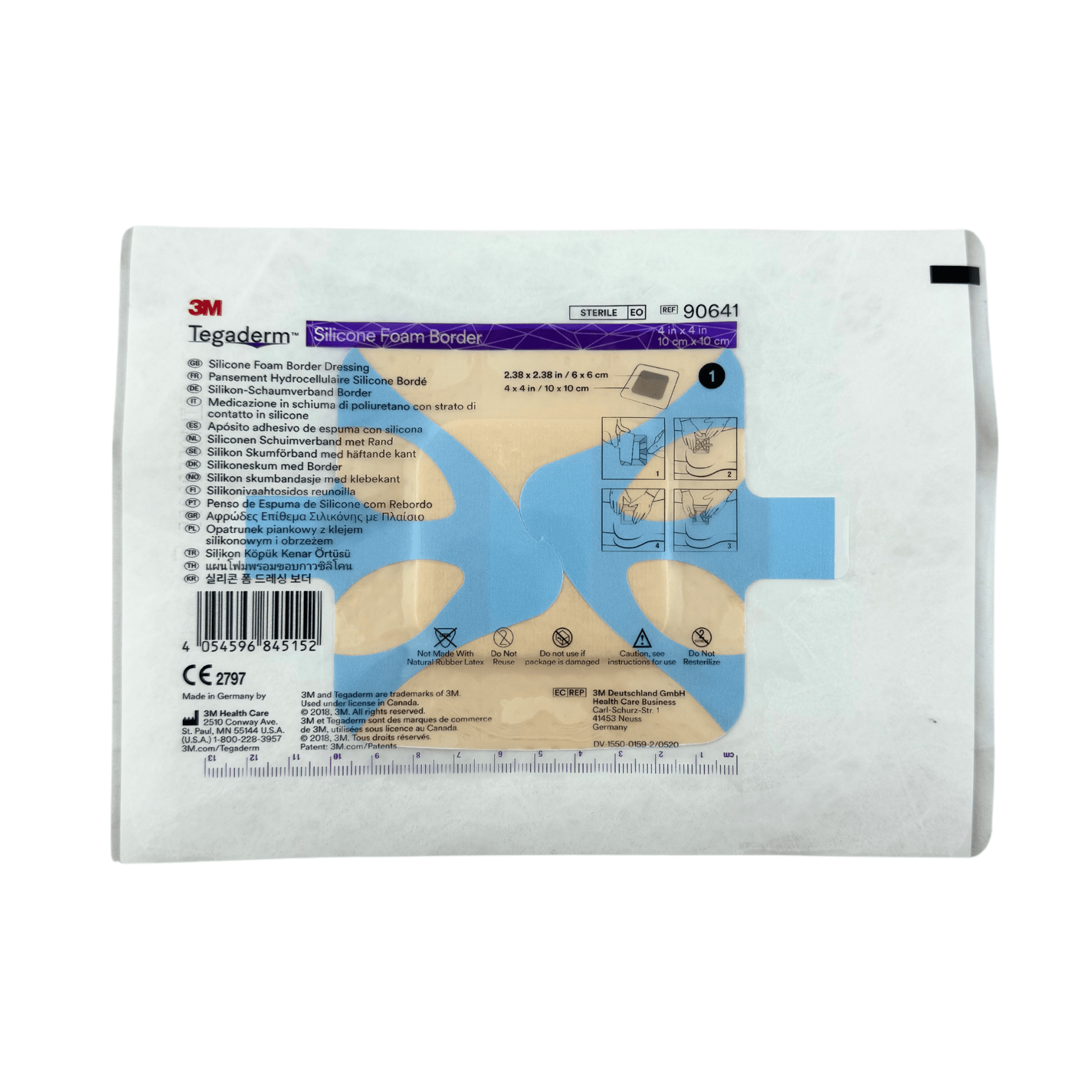 Tegaderm Silicone Foam Border (1) - First Aid Distributions