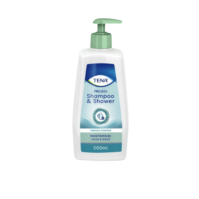 Tena ProSkin Shampoo and Shower 500ml (1)